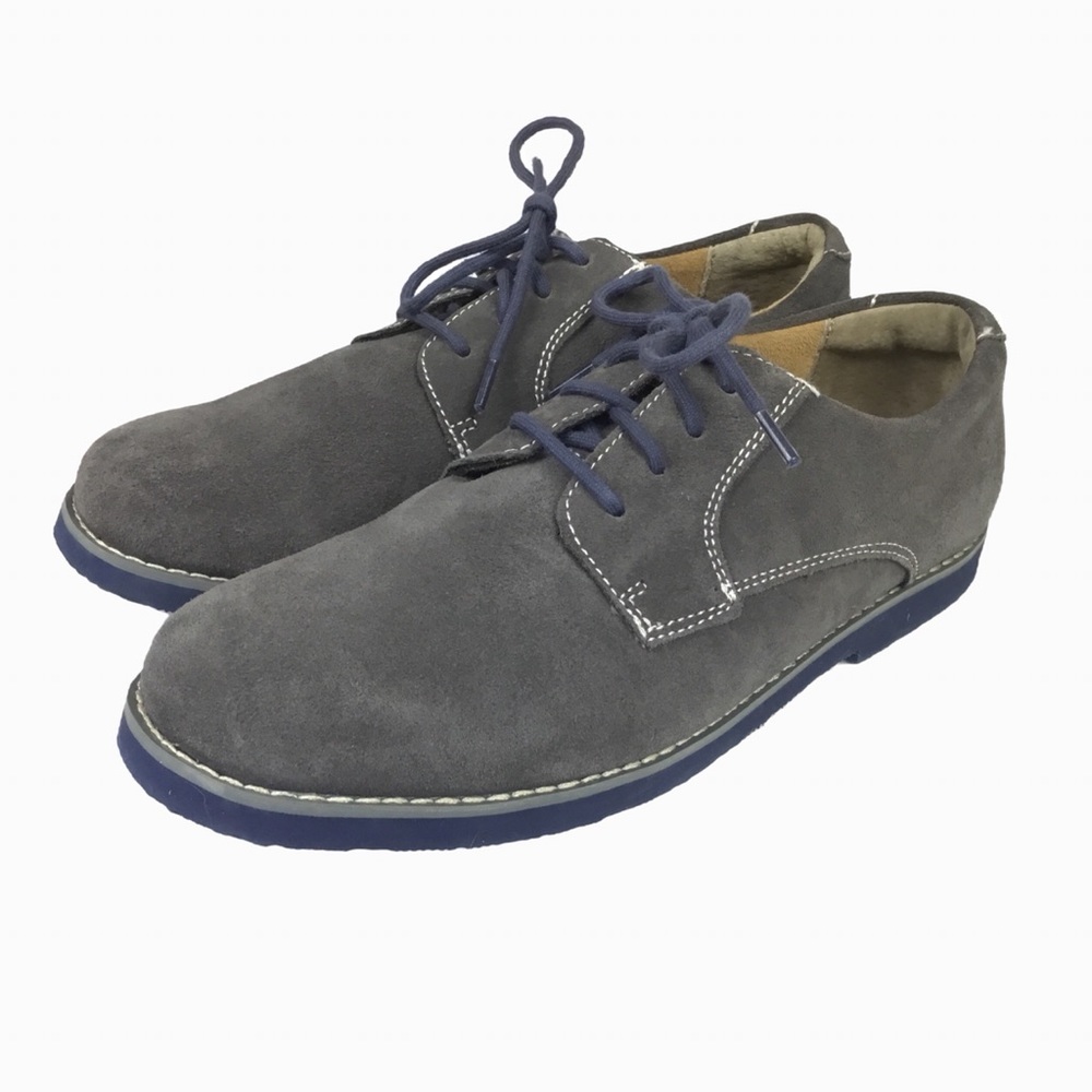 Florsheim Kearny Gray Suede Lace-up Oxford Shoes. Boys Sz 6